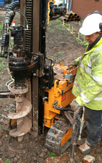 auger piling rig